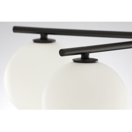 Jupiter 2049 - Ytmonterad taklampa PRATO 5xG9/14W/230V svart/vit