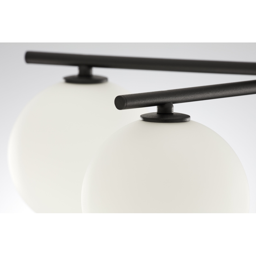 Jupiter 2049 - Ytmonterad taklampa PRATO 5xG9/14W/230V svart/vit