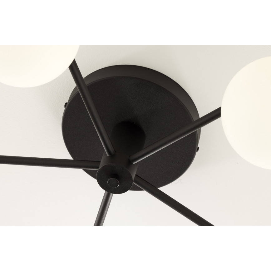 Jupiter 2049 - Ytmonterad taklampa PRATO 5xG9/14W/230V svart/vit
