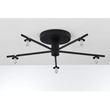 Jupiter 2049 - Ytmonterad taklampa PRATO 5xG9/14W/230V svart/vit