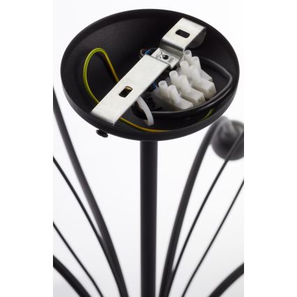 Jupiter 2056 - Taklampa på stång GLORIOSA 10xG9/14W/230V svart