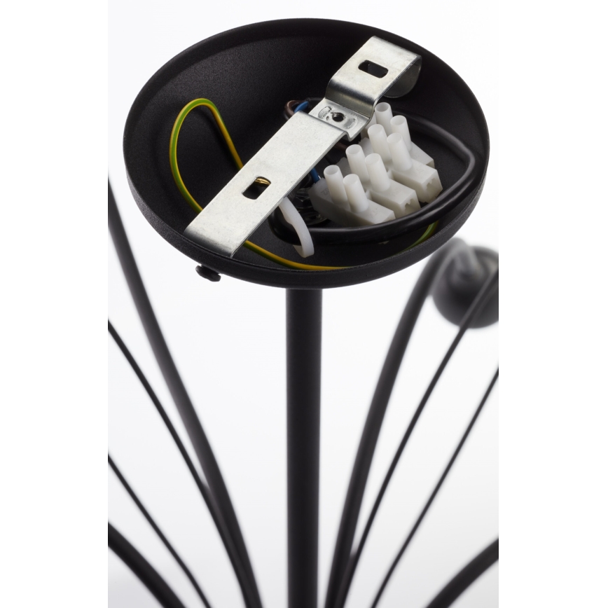 Jupiter 2056 - Taklampa på stång GLORIOSA 10xG9/14W/230V svart