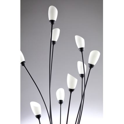 Jupiter 2058 - Golvlampa GLORIOSA 9xG9/14W/230V svart