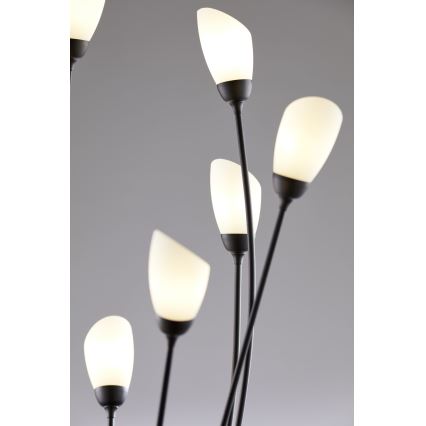 Jupiter 2058 - Golvlampa GLORIOSA 9xG9/14W/230V svart