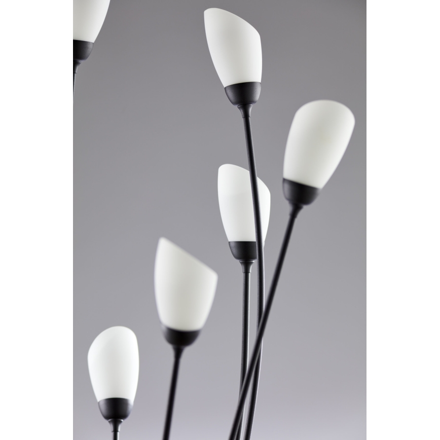 Jupiter 2058 - Golvlampa GLORIOSA 9xG9/14W/230V svart