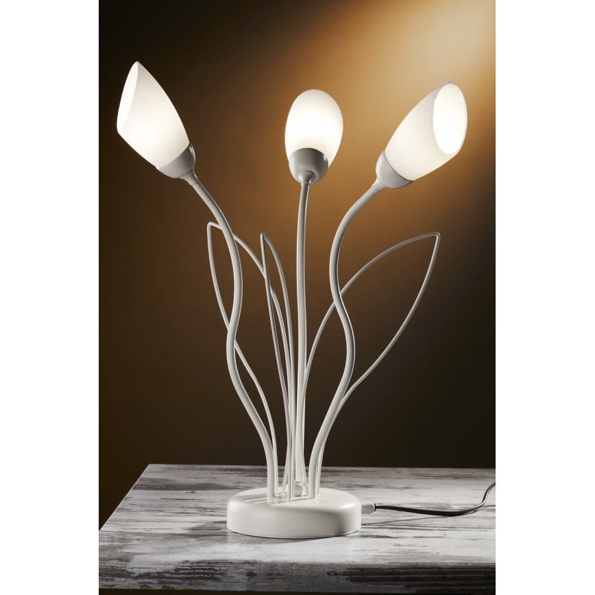 Jupiter 2060 - Bordslampa GLORIOSA 3xG9/14W/230V krämvit