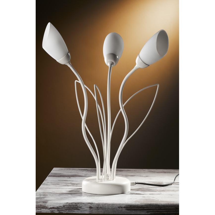 Jupiter 2060 - Bordslampa GLORIOSA 3xG9/14W/230V krämvit