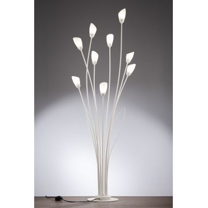 Jupiter 2063 - Golvlampa GLORIOSA 9xG9/14W/230V krämfärgad