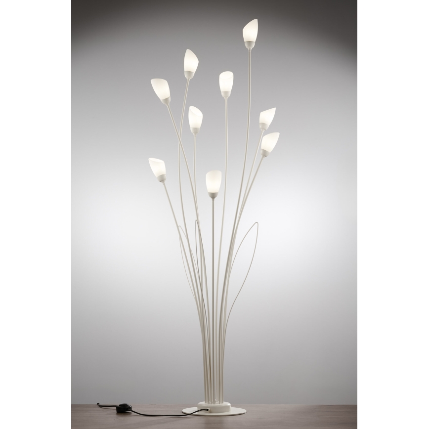 Jupiter 2063 - Golvlampa GLORIOSA 9xG9/14W/230V krämfärgad