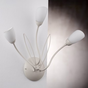 Jupiter 2064 - Vägglampa GLORIOSA 3xG9/14W/230V krämfärgad