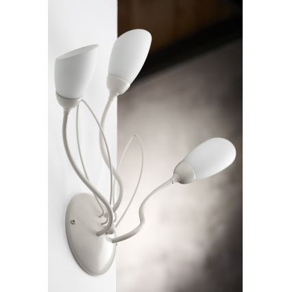 Jupiter 2064 - Vägglampa GLORIOSA 3xG9/14W/230V krämfärgad