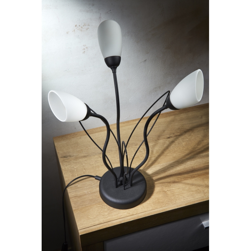 Jupiter 2065 - Bordslampa GLORIOSA 3xG9/14W/230V svart
