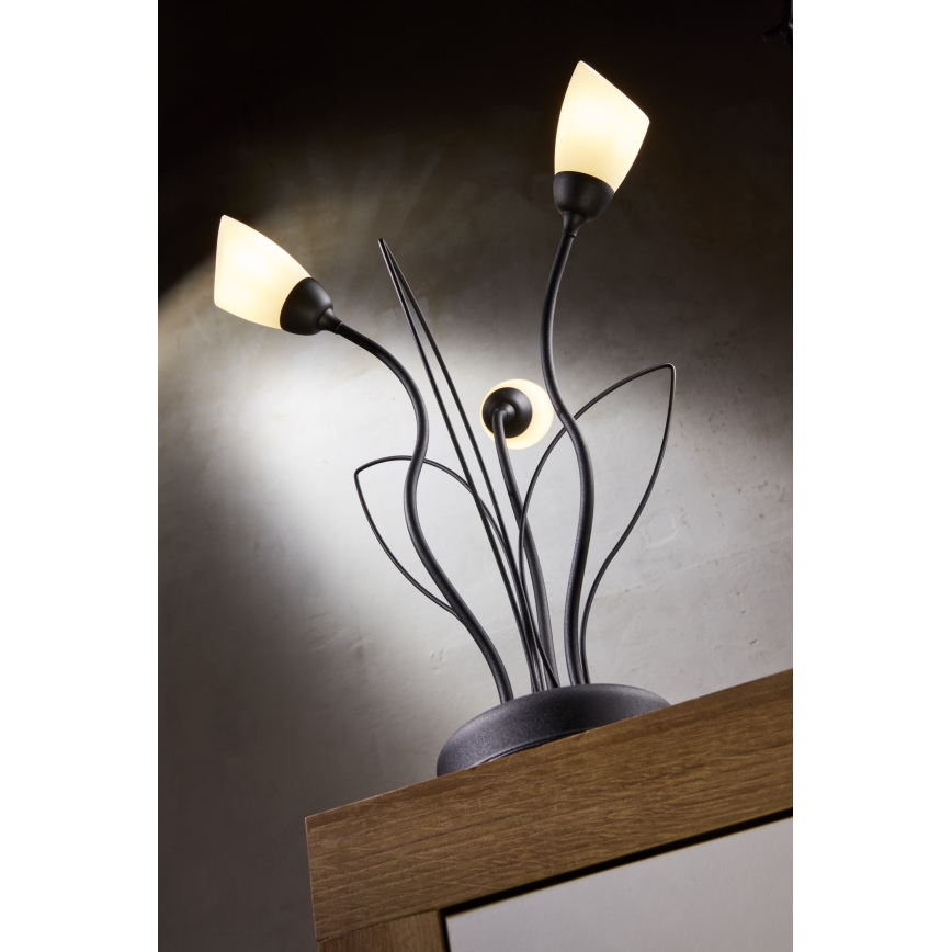 Jupiter 2065 - Bordslampa GLORIOSA 3xG9/14W/230V svart