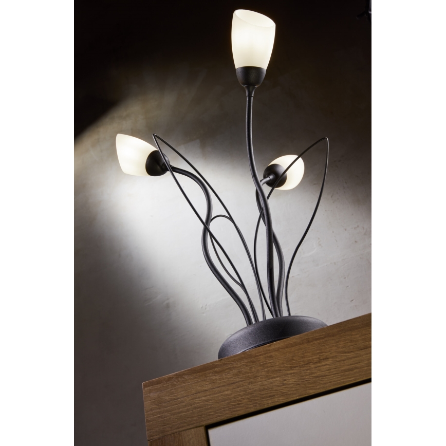 Jupiter 2065 - Bordslampa GLORIOSA 3xG9/14W/230V svart