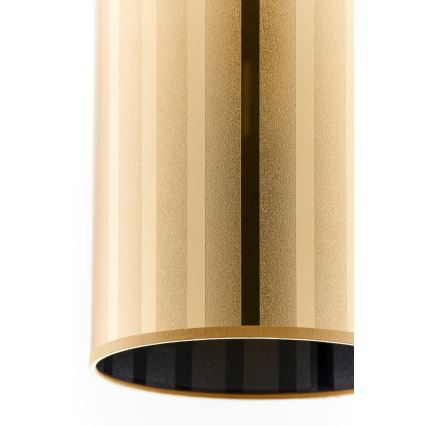 Jupiter 2090 - Pendellampa med sladd CORTINA 1xE27/15W/230V guld/svart