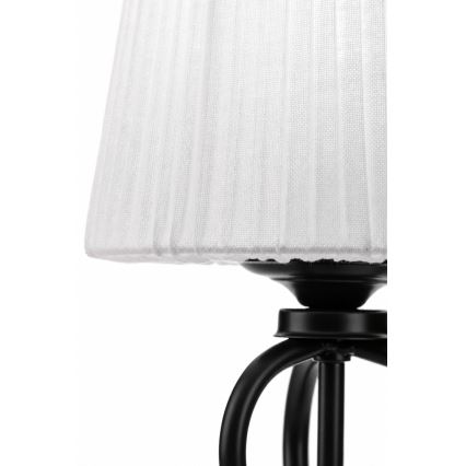 Jupiter 2202 - Bordslampa ELPIS 1xE27/15W/230V vit/svart