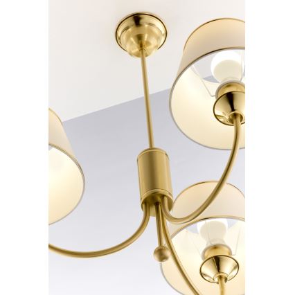 Jupiter 284- CL 3 - Taklampa på stång CLASSIC 3xE27/60W/230V