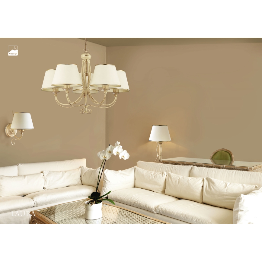 Jupiter 517 - LAL - Bordslampa LAURA 1xE27/60W/230V