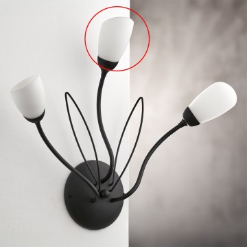 Jupiter - Universellt reservglas GLORIOSA G9, Ø 6,5 cm, vit