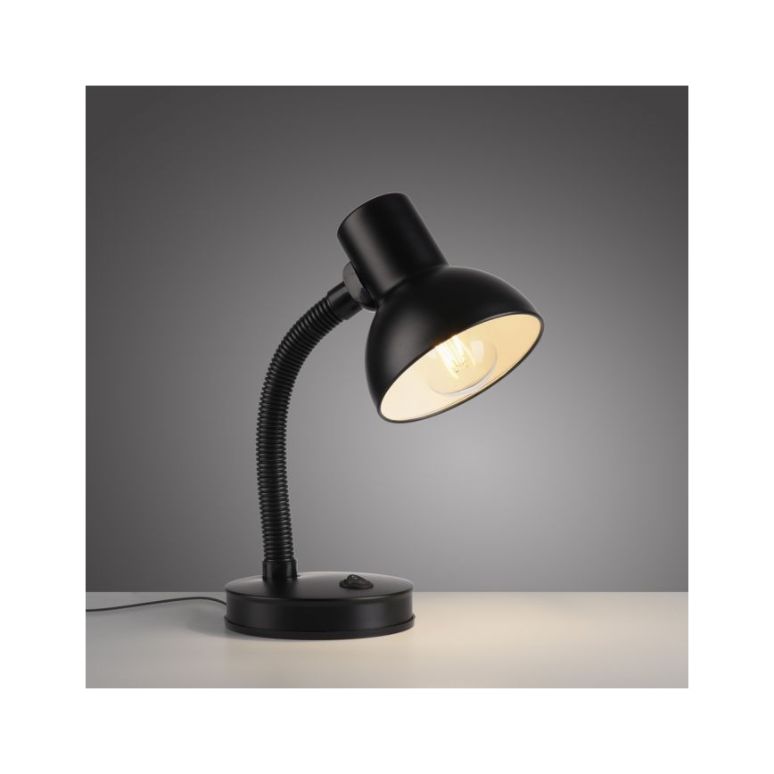 JUST LIGHT. 11080-18 - Flexibel bordslampa FLEXI 1xE27/25W/230V svart