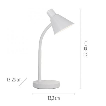 JUST LIGHT. 11248-16 - Flexibel LED-bordslampa PIXIE LED/4,5W/230V vit