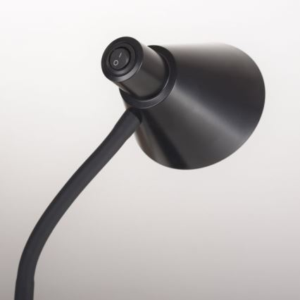 JUST LIGHT. 11248-18 - LED flexibel skrivbordslampa PIXIE LED/4,5W/230V svart