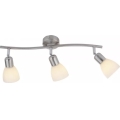 JUST LIGHT. 11953-55 - Spotlampa KARO 3xE14/40W/230V matt krom