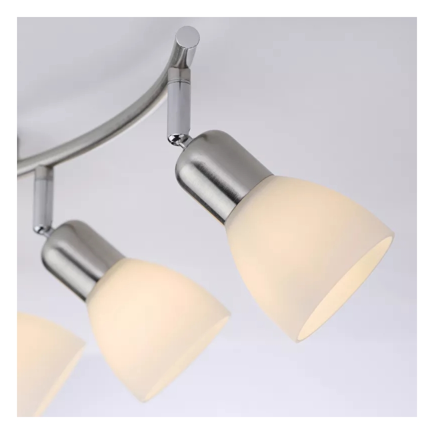 JUST LIGHT. 11953-55 - Spotlampa KARO 3xE14/40W/230V matt krom
