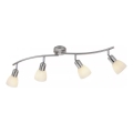 JUST LIGHT. 11954-55 - Takspot KARO 4xE14/40W/230V mattkrom