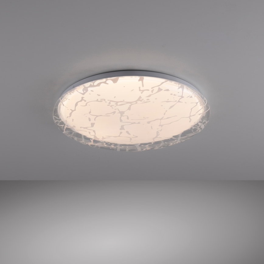 JUST LIGHT. 14008-16 - LED dimbar taklampa ART PLAFO LED/20W/230V 2700-6500K Ø 38 cm vit + fjärrkontroll