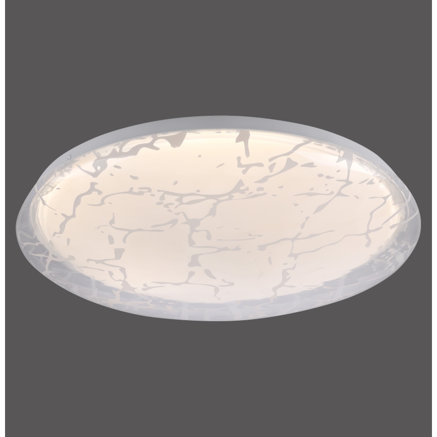 JUST LIGHT. 14008-16 - LED dimbar taklampa ART PLAFO LED/20W/230V 2700-6500K Ø 38 cm vit + fjärrkontroll