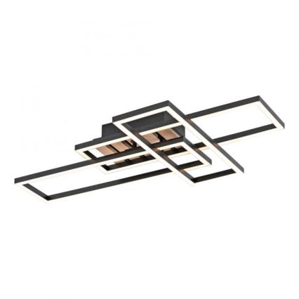 JUST LIGHT. 14051-79 - LED-takarmatur AKUSTIKA LED/20,5W/230V ek/svart