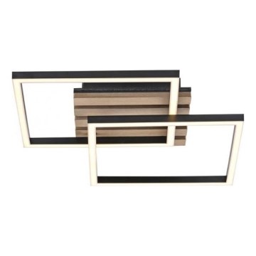 JUST LIGHT. 14053-79 - LED taklampa AKUSTIKA LED/15W/230V ek/svart