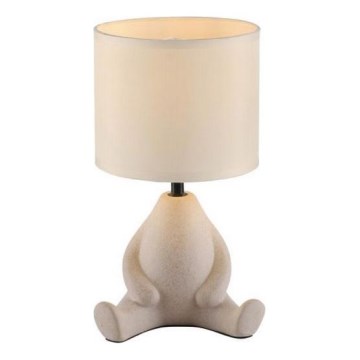 JUST LIGHT. 14190-39 - Bordslampa TED 1xE27/25W/230V beige