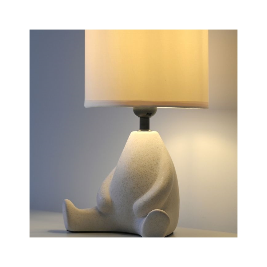 JUST LIGHT. 14190-39 - Bordslampa TED 1xE27/25W/230V beige