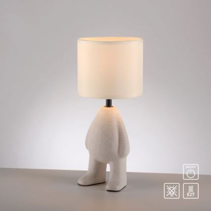 JUST LIGHT. 14191-39 - Bordslampa TED 1xE27/25W/230V beige