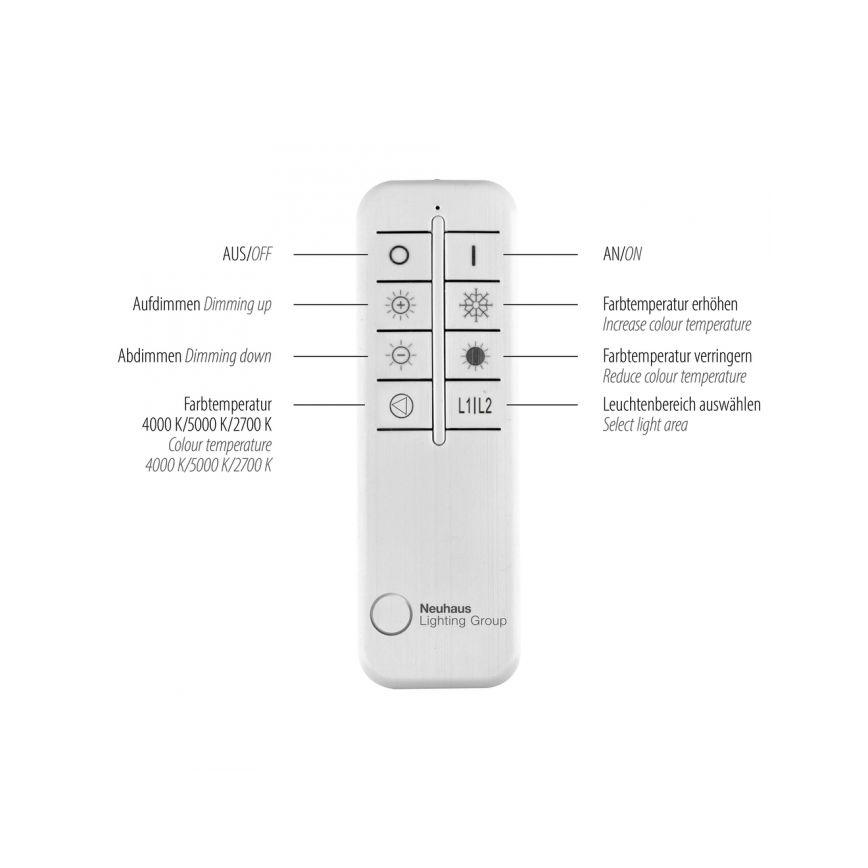 JUST LIGHT. 14384-18 - LED Dimbar taklampa VERTIGO LED/29W/230V 2700-5000K svart + fjärrkontroll