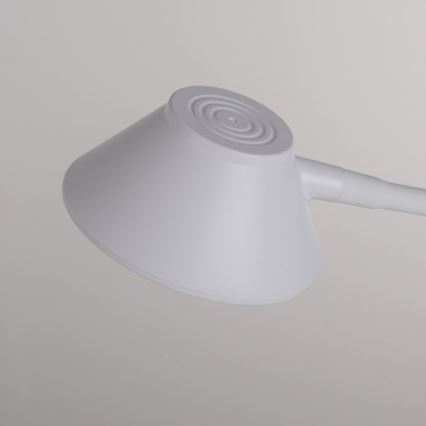 JUST LIGHT. 14414-16 - Dimbbar, flexibel touchstyrd LED-bordslampa med trådlös laddning PUCKI LED/4,5W/230V vit