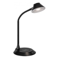 JUST LIGHT. 14414-18 - Dimmbar flexibel beröringsstyrd LED-bordslampa med trådlös laddning PUCKI LED/4,5W/230V svart