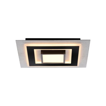 JUST LIGHT. 14439-21 - LED taklampa CICHIO LED/18,5W/230V + LED/9W 40x40 cm svart