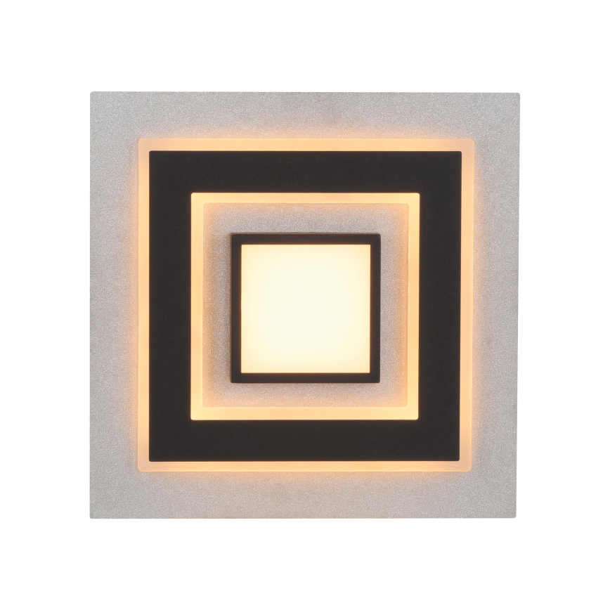 JUST LIGHT. 14439-21 - LED taklampa CICHIO LED/18,5W/230V + LED/9W 40x40 cm svart
