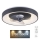 JUST LIGHT. 14644-18 - LED Dimbar taklampa med fläkt VENIKA LED/36W/230V diameter 48,6 cm 2700-5000K + fjärrkontroll