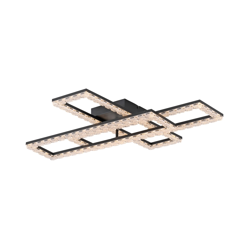 JUST LIGHT. 14733-18 - LED taklampa GLITRA LED/35W/230V 57x72 cm svart