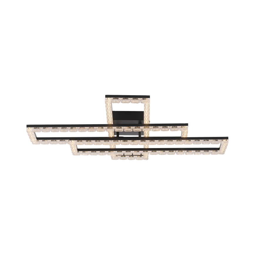 JUST LIGHT. 14733-18 - LED taklampa GLITRA LED/35W/230V 57x72 cm svart