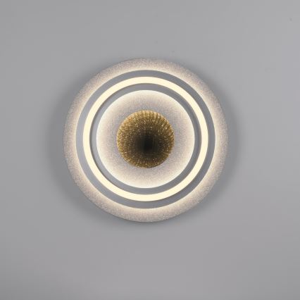 JUST LIGHT. 15089-21 - LED-taklampa CICHIO LED/36W/230V Ø 40 cm matt krom
