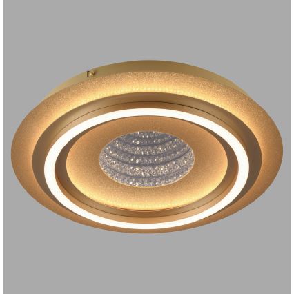 JUST LIGHT. 15089-60 - LED Taklampa CICHIO LED/36W/230V Ø 40 cm guld