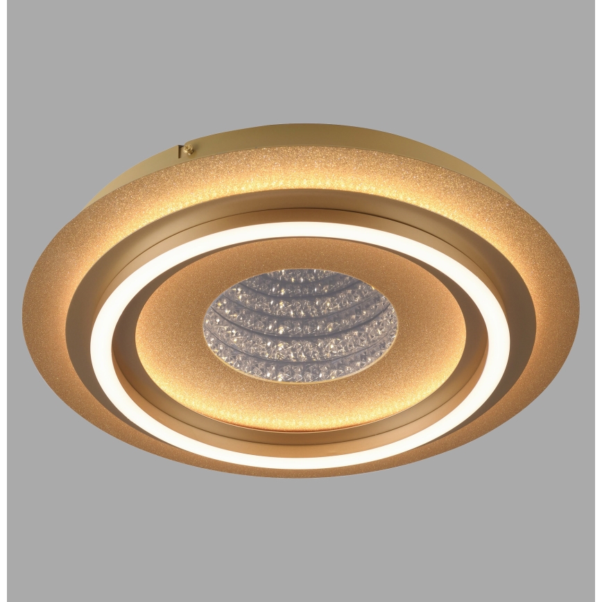 JUST LIGHT. 15089-60 - LED Taklampa CICHIO LED/36W/230V Ø 40 cm guld
