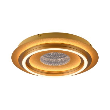 JUST LIGHT. 15089-60 - LED Taklampa CICHIO LED/36W/230V Ø 40 cm guld