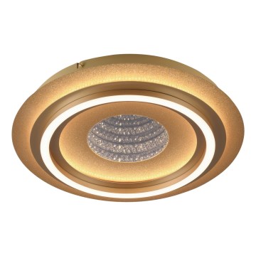 JUST LIGHT. 15089-60 - LED Taklampa CICHIO LED/36W/230V Ø 40 cm guld
