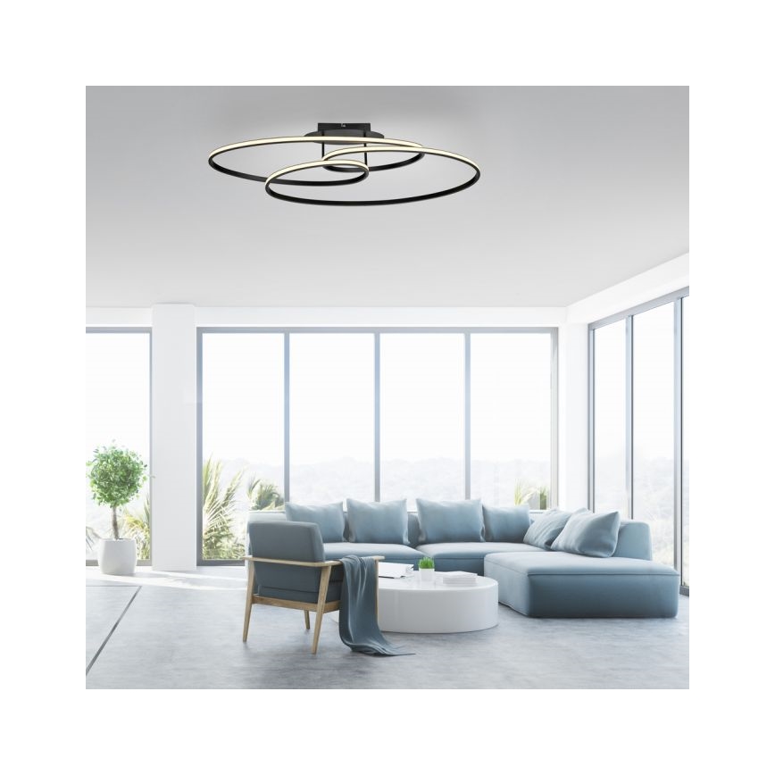 JUST LIGHT. 15321-18 - LED taklampa LUMACA LED/33W/230V svart